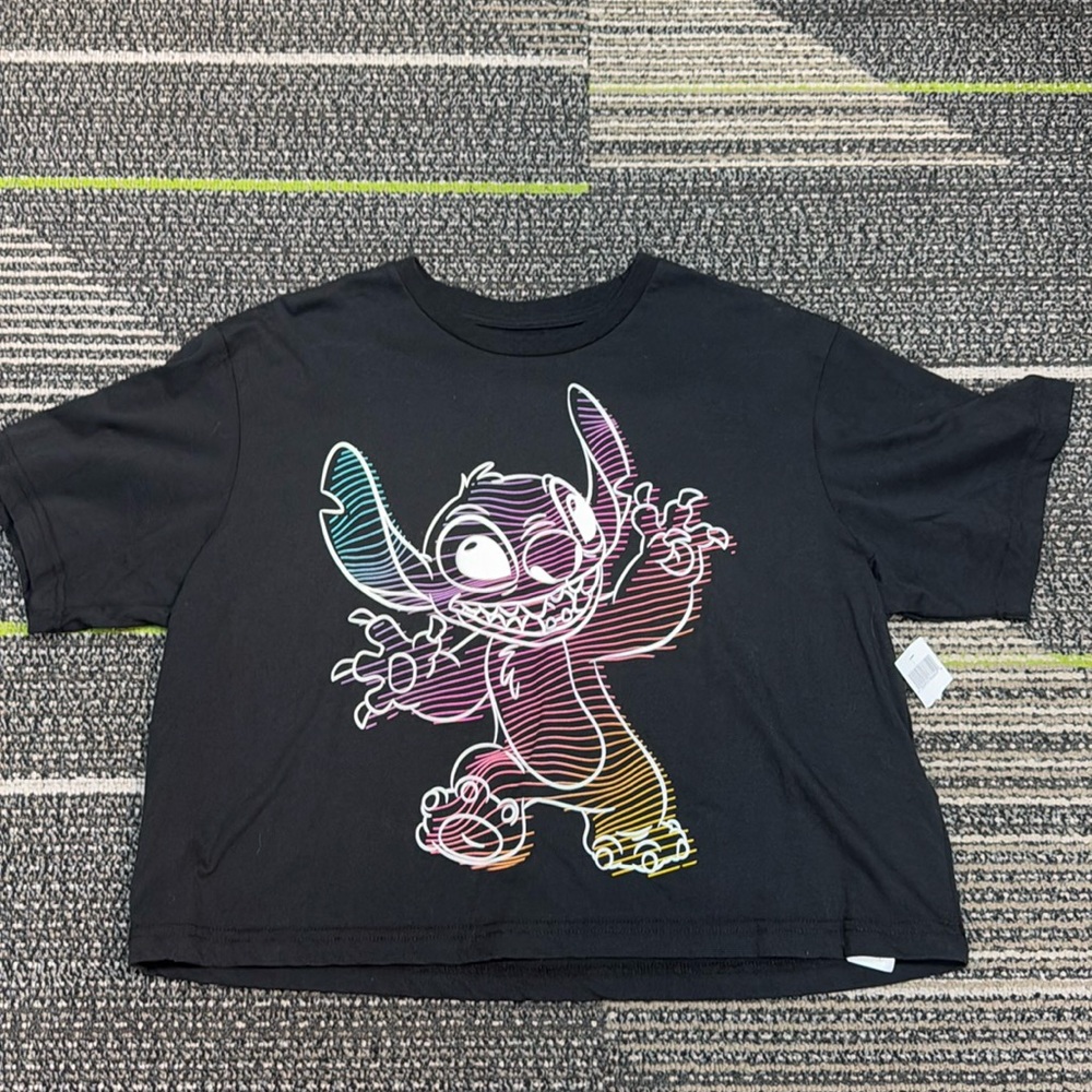 Disney Stitch T shirt Size Large shirt top large top cozy soft T-Shirt